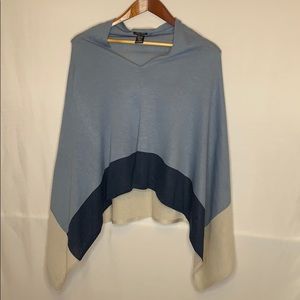Jones New York Color Block Poncho